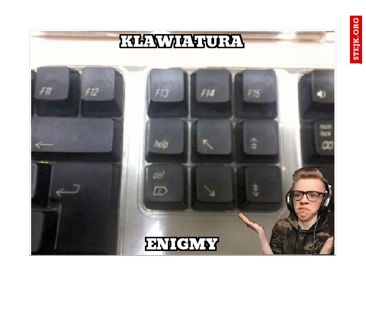 Klawiatura enigmy xDDDDDDDDDDDDD