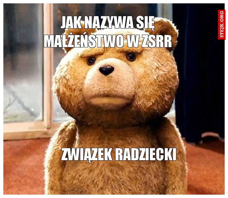 Jak nazywa się małżeństwo w zsrr