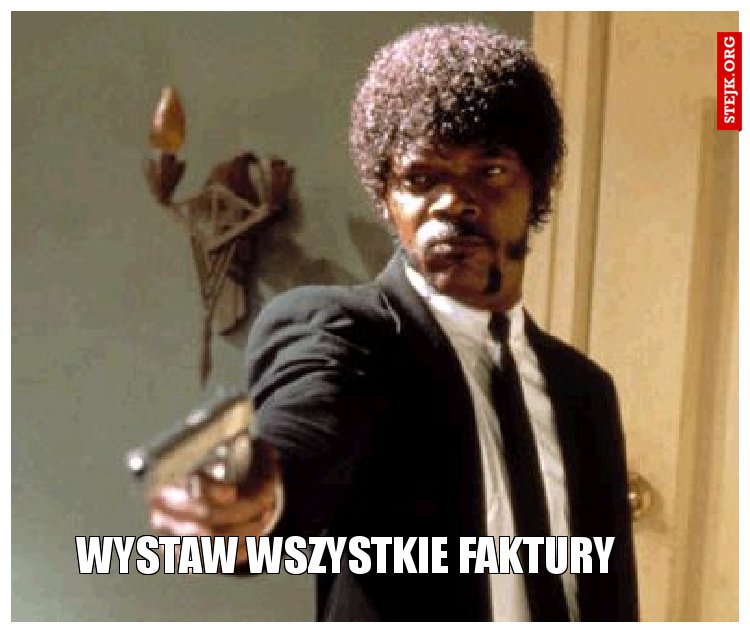 Wystaw wszystkie faktury