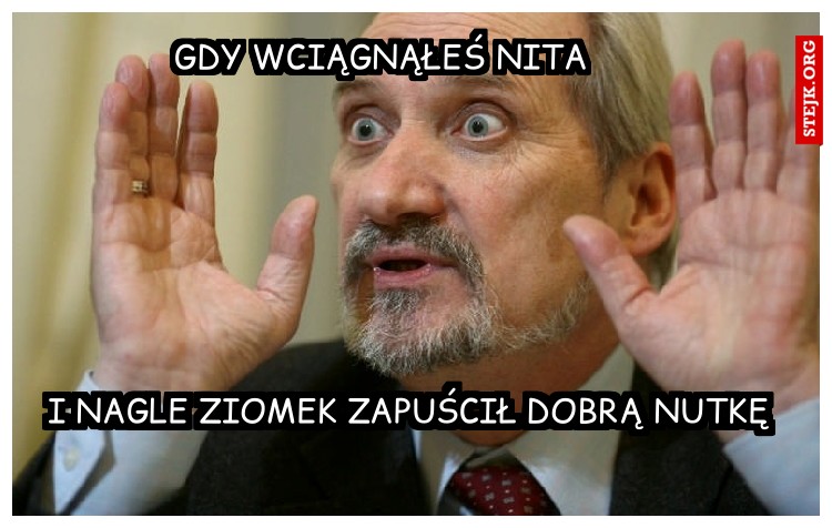 I nagle ziomek zapuścił dobrą nutkę 