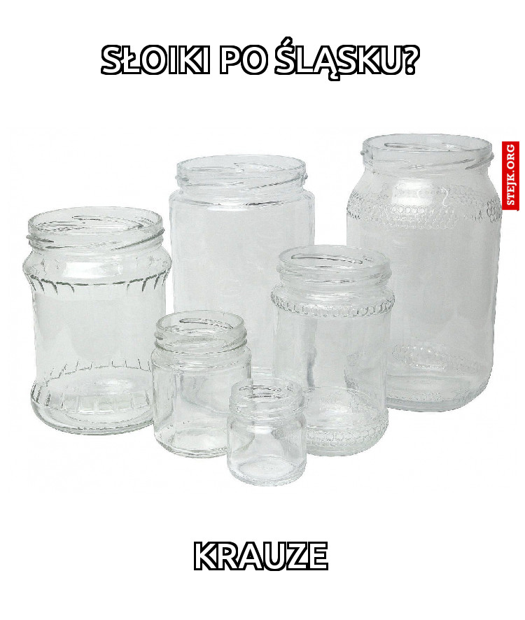 Słoiki po śląsku?