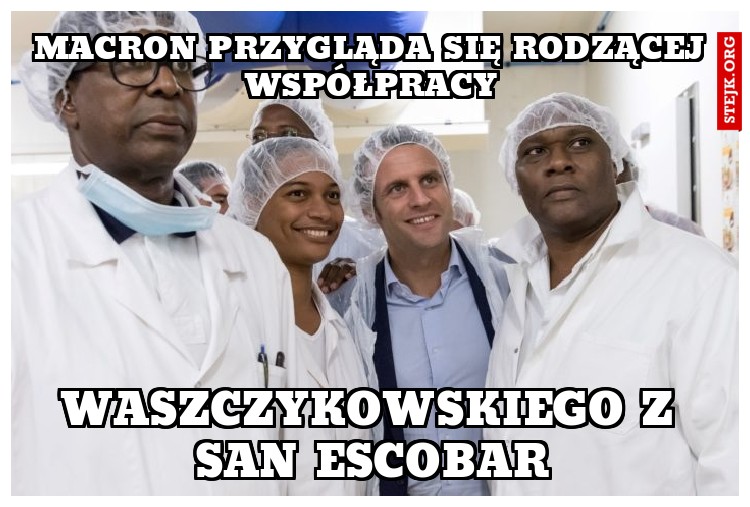 macron przygląda się rodzącej współpracy