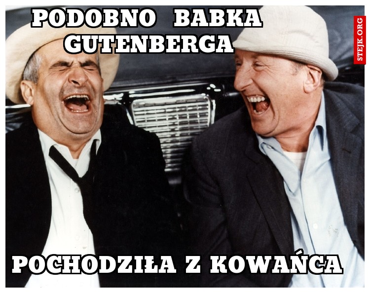 podobno  babka  Gutenberga 