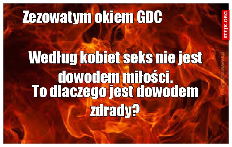 Według kobiet seks nie jest dowodem miłości.