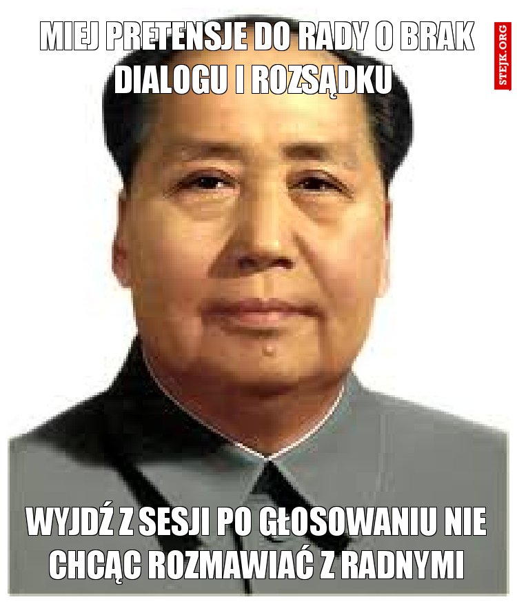 Miej pretensje do rady o brak dialogu i rozsądku 