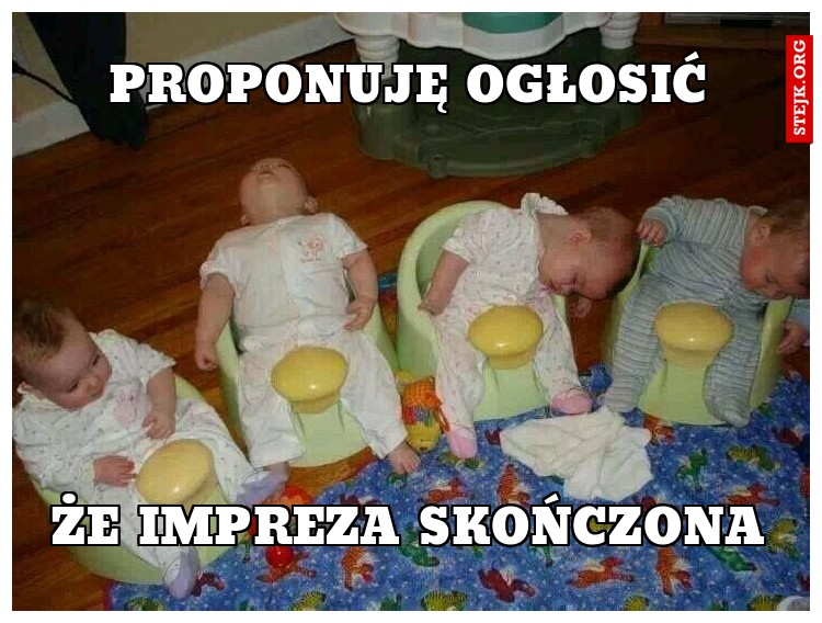 Proponuję ogłosić