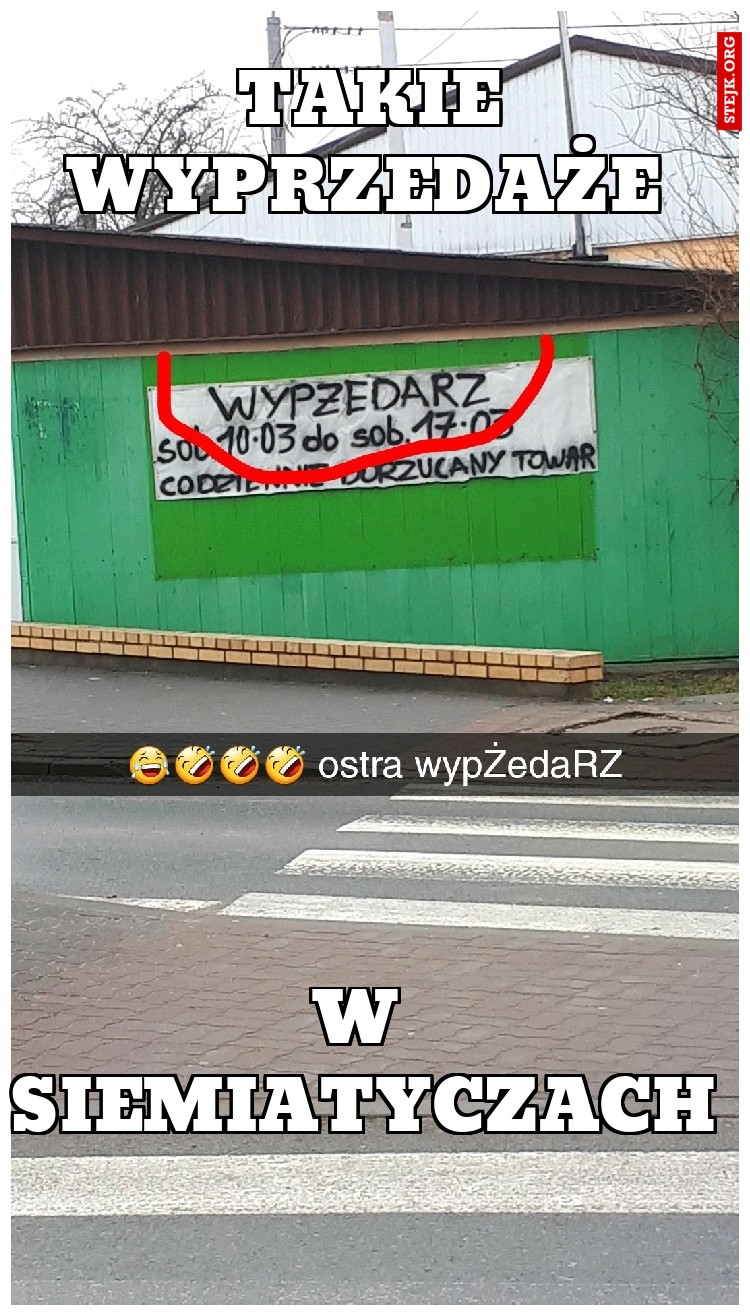 Takie wyprzedaże 