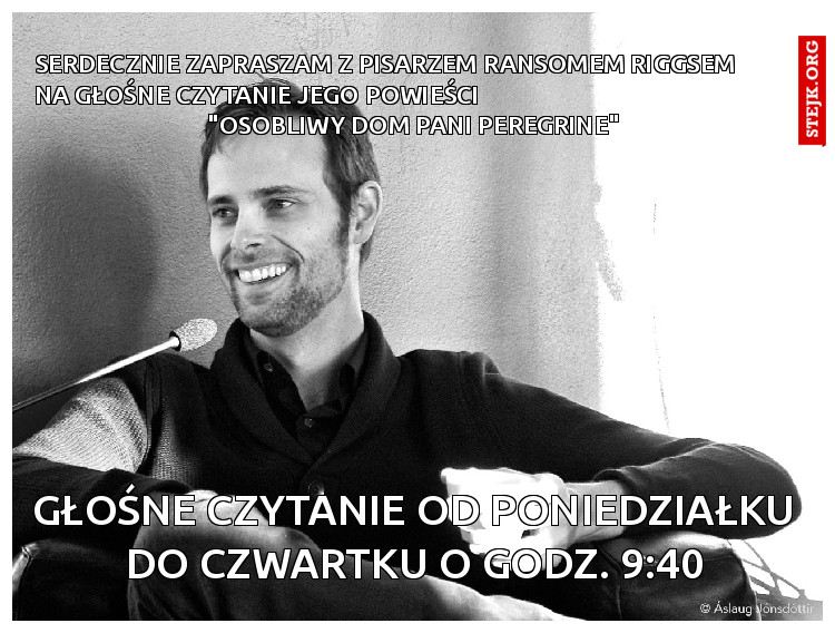 Głośne czytanie od poniedziałku do czwartku o godz. 9:40