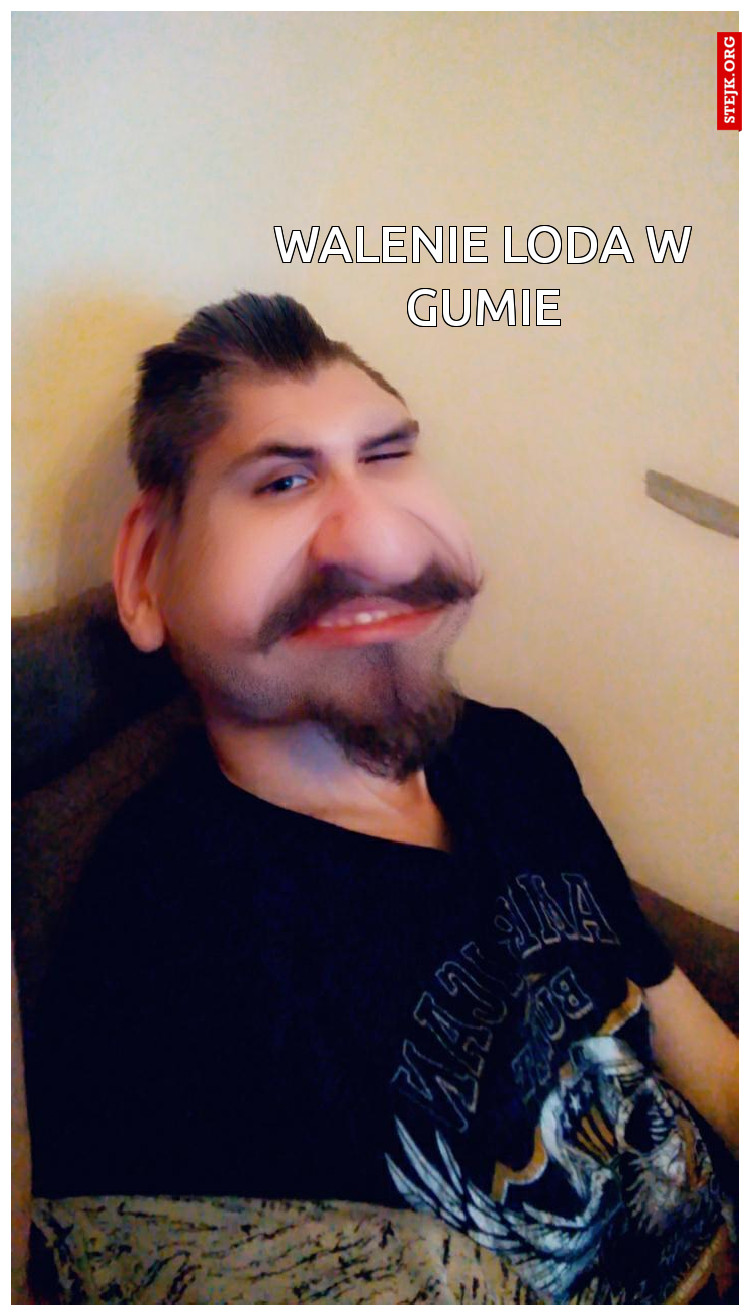walenie loda w gumie