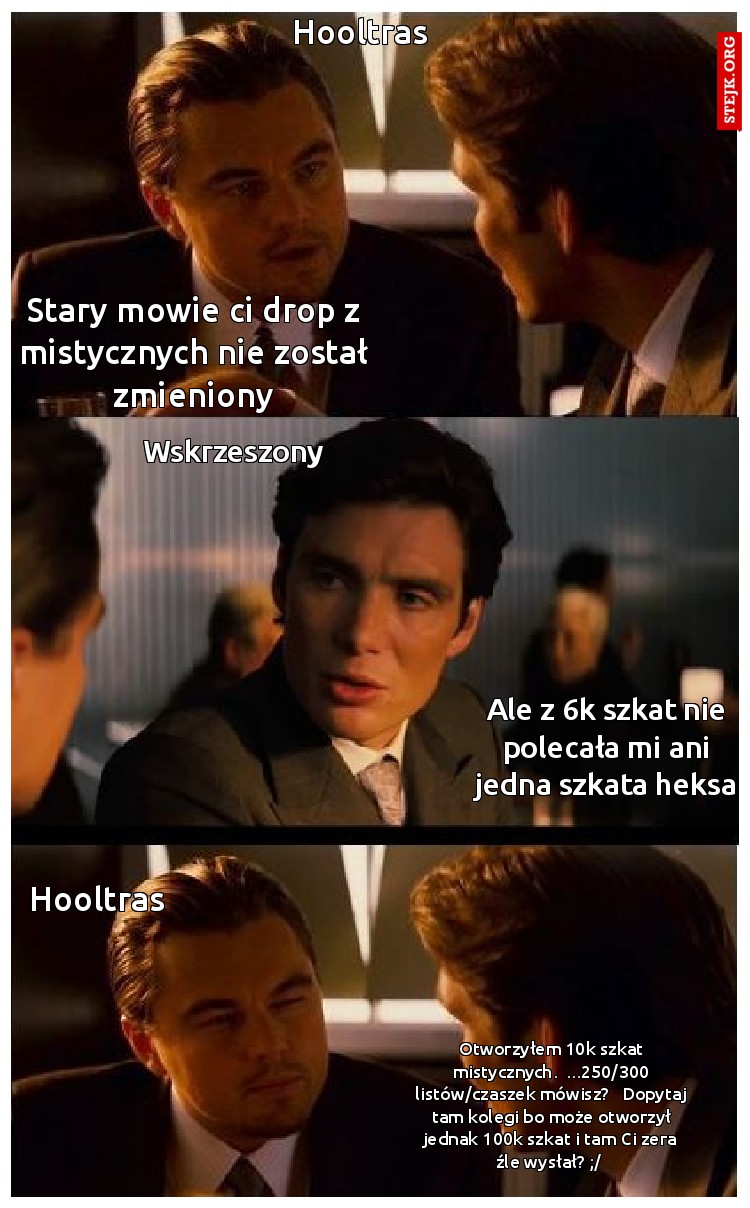 Stary mowie ci drop z mistycznych nie został zmieniony