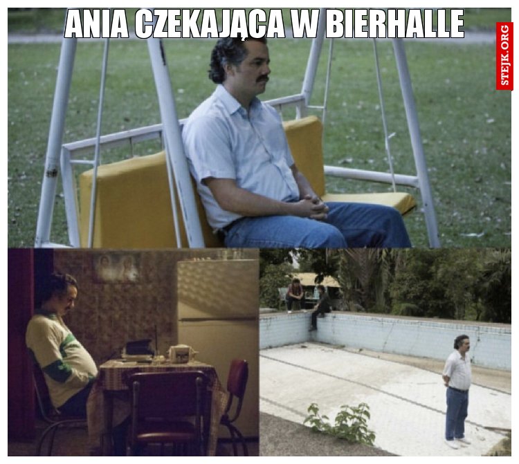 Ania czekająca w Bierhalle