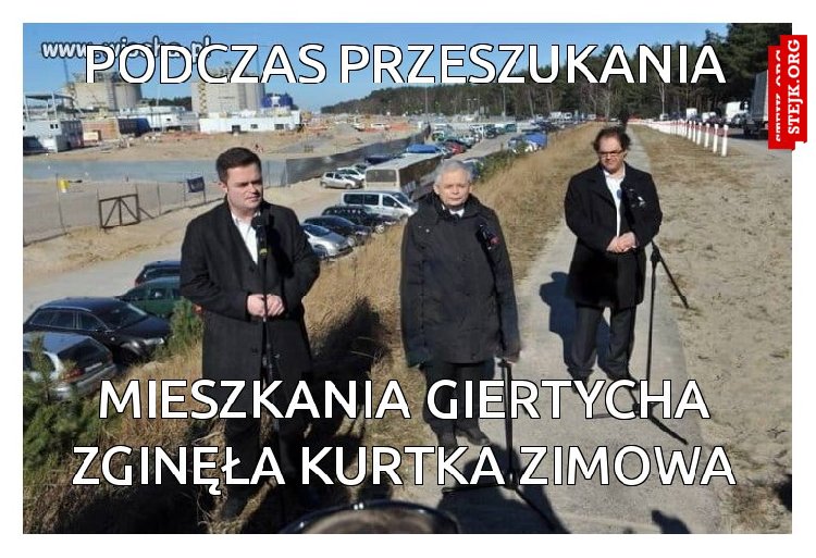 podczas przeszukania
