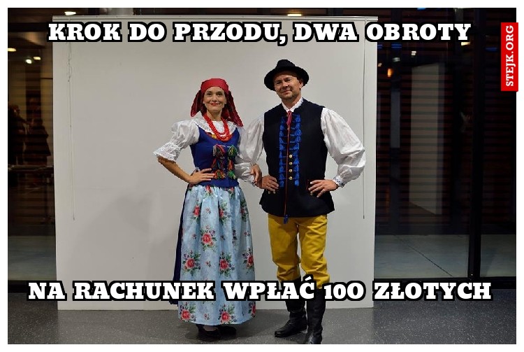 Krok do przodu, dwa obroty