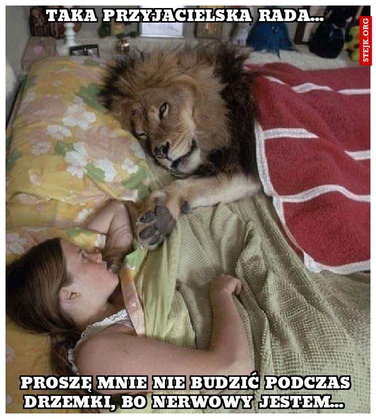 Taka przyjacielska rada... 
