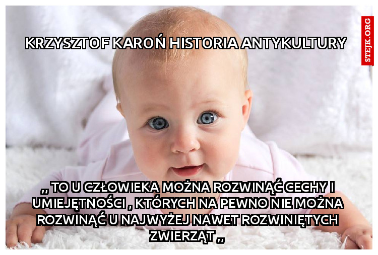krzysztof karoń historia antykultury 