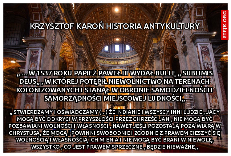 krzysztof karoń historia antykultury