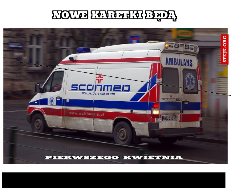 Nowe karetki będą