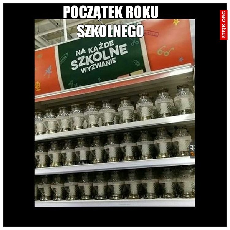 Początek roku szkolnego