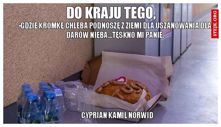 do kraju tego,