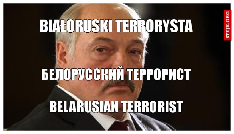 Białoruski terrorysta