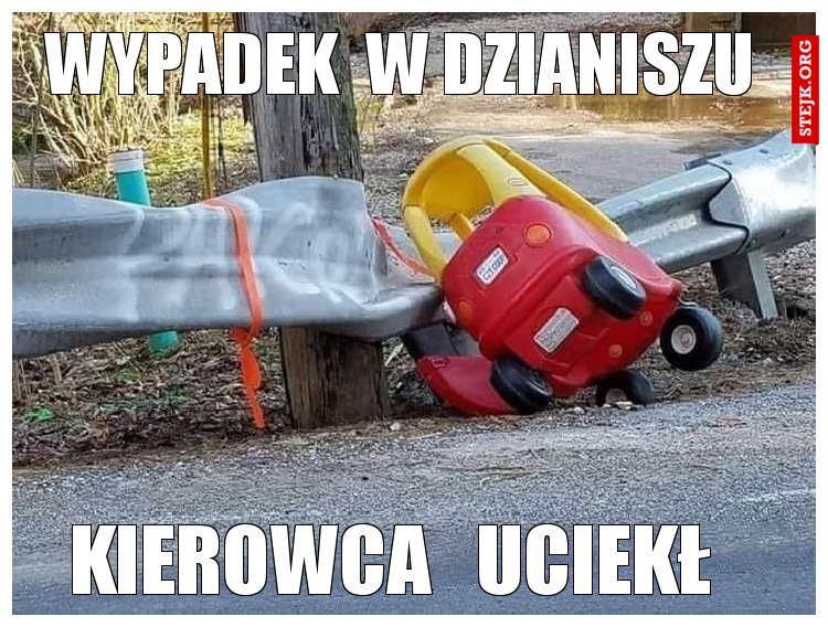 wypadek  w dzianiszu