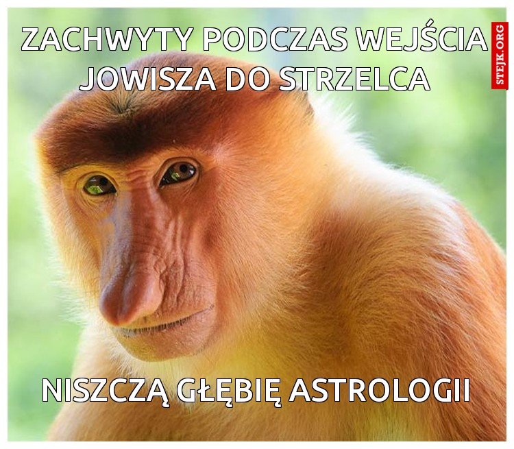 zachwyty podczas wejścia jowisza do strzelca