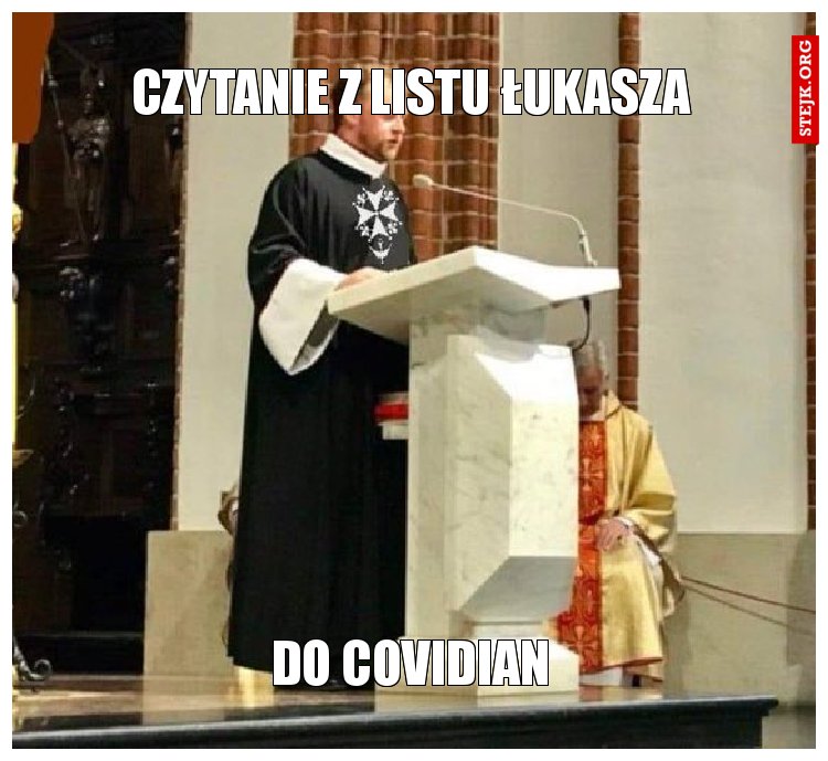 Czytanie z listu Łukasza