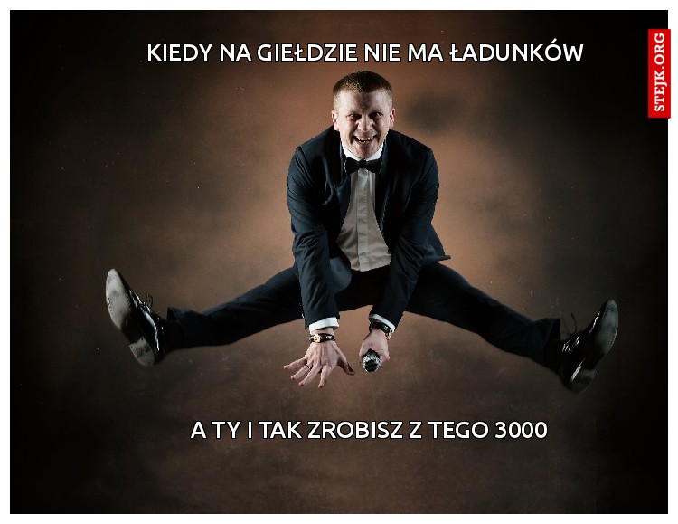 Kiedy na giełdzie nie ma ładunków