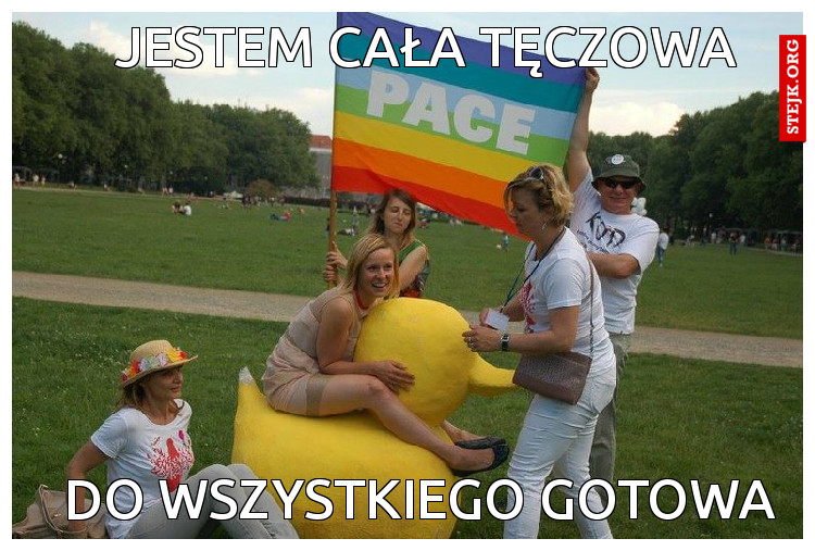 Jestem cała tęczowa 