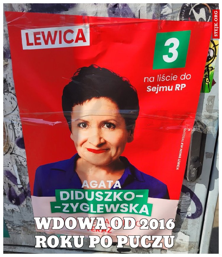 Wdowa od 2016 roku Po Puczu