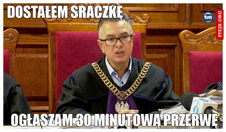 Dostałem sraczki