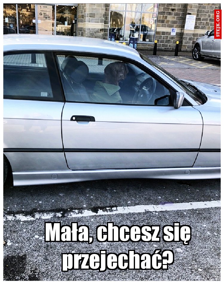 Mała, chcesz się przejechać?