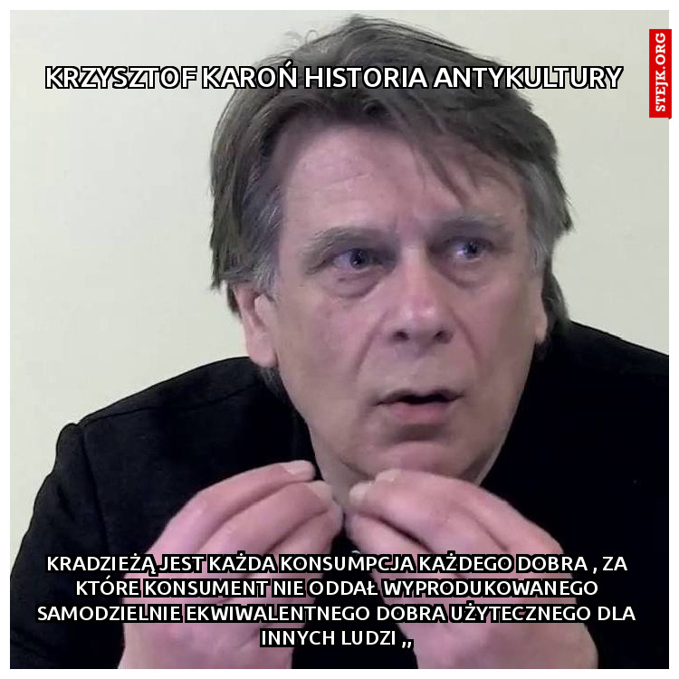 krzysztof karoń historia antykultury 