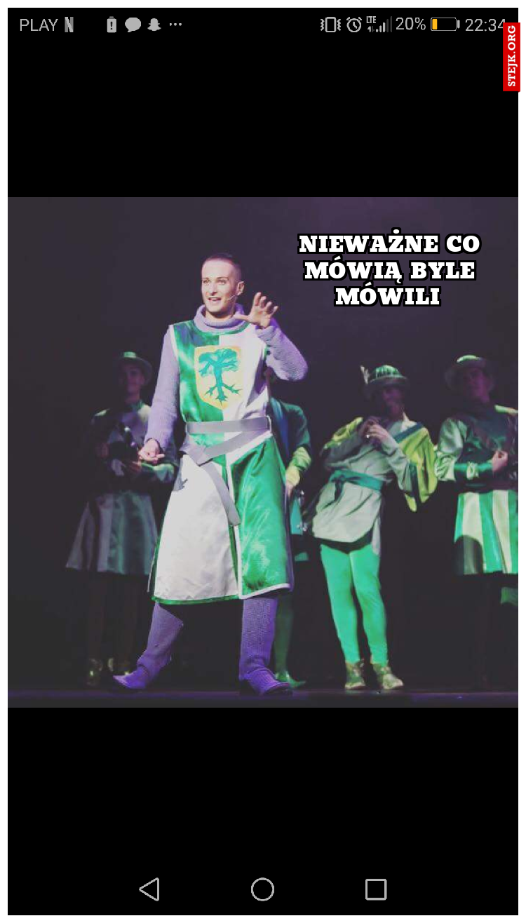 Nieważne co mówią byle mówili 