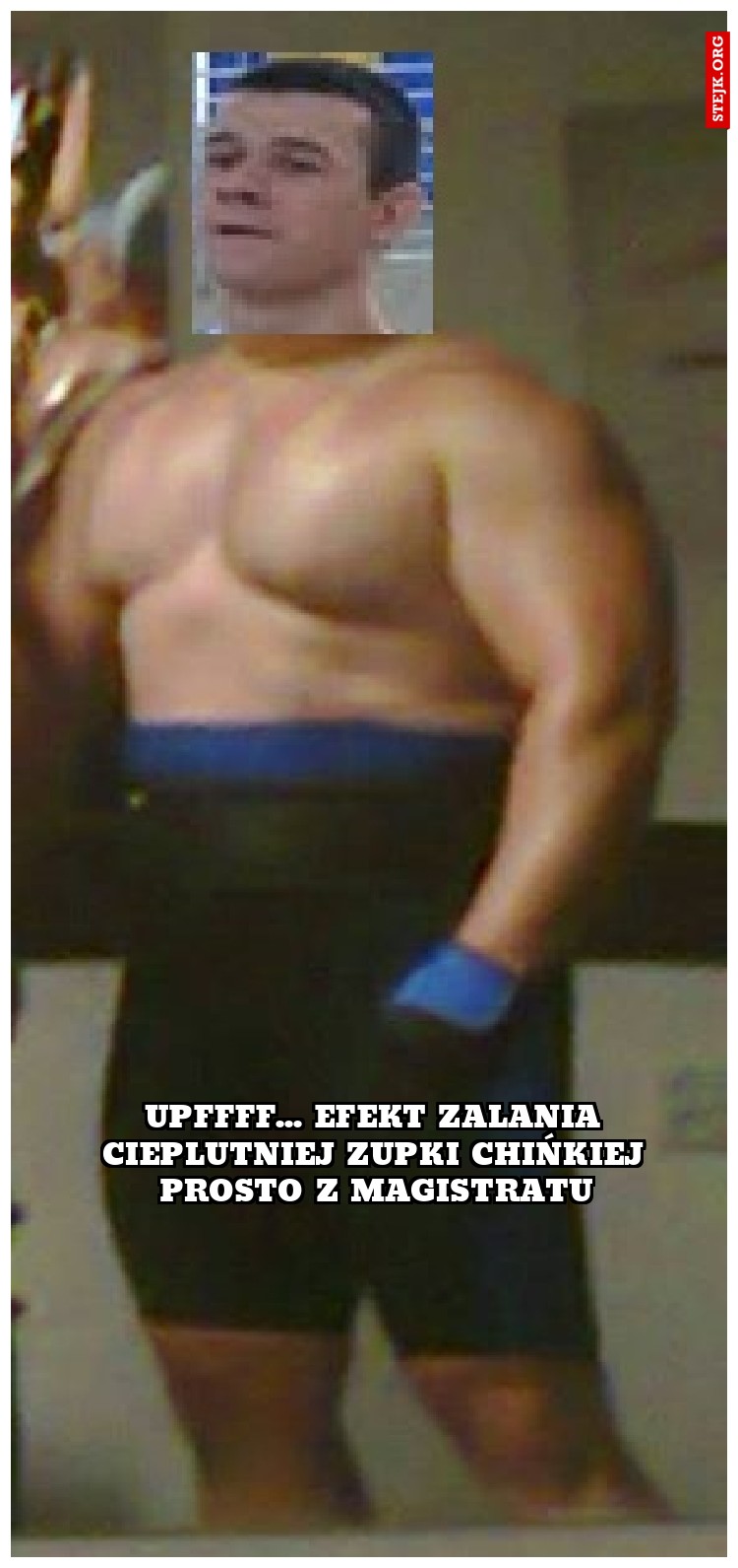 Upffff... efekt zalania cieplutniej zupki chińkiej prosto z magistratu