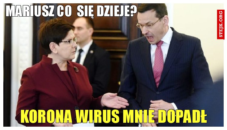 mariusz co  się dzieje?