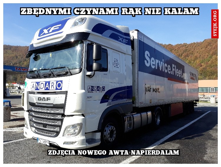 Zbędnymi czynami rąk nie kalam