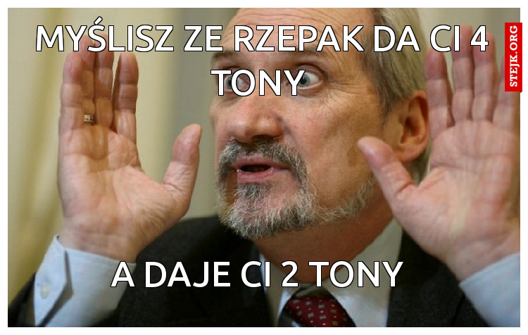 myślisz ze rzepak da ci 4 tony 