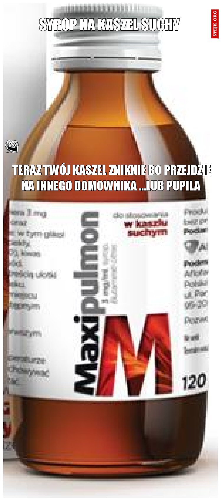 syrop na kaszel suchy