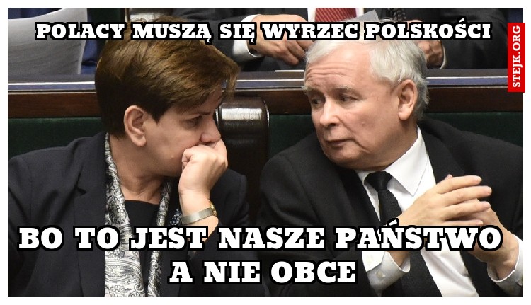 polacy muszą się wyrzec polskości