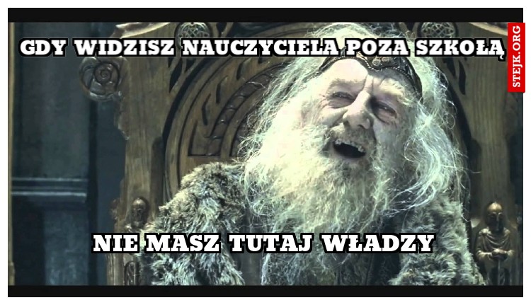 nie masz tutaj władzy