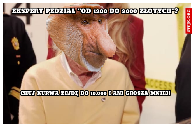 ekspert pedział "od 1200 do 2000 złotych"?
