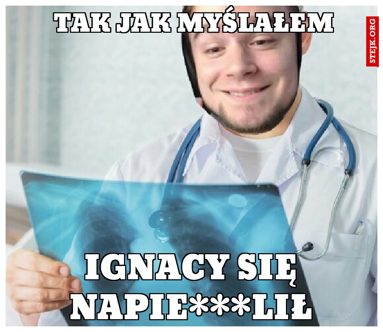 Tak jak myślałem