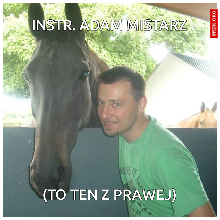 instr. Adam mistarz