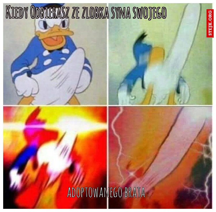 Kiedy Odbierasz ze zlobka syna swojego