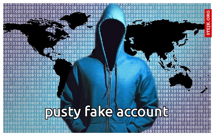 pusty fake account