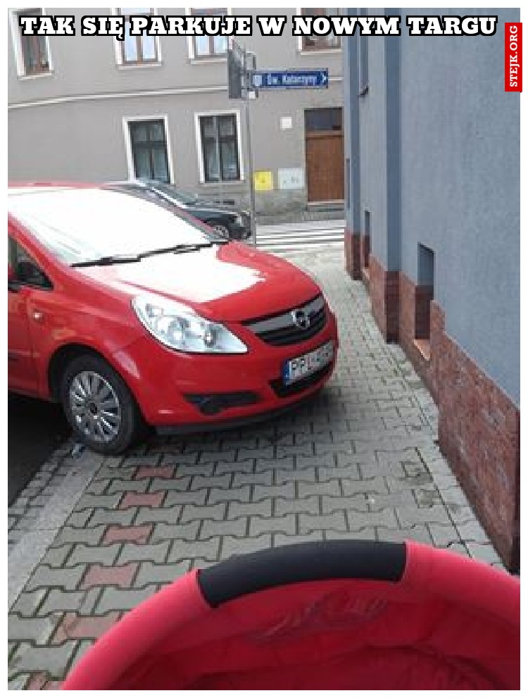 Tak się parkuje w Nowym targu 