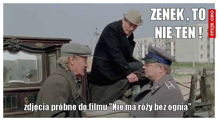 zdjęcia próbne do filmu "Nie ma róży bez ognia"