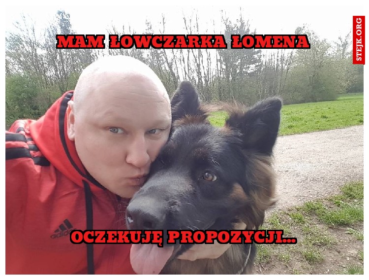 mam łowczarka łomena