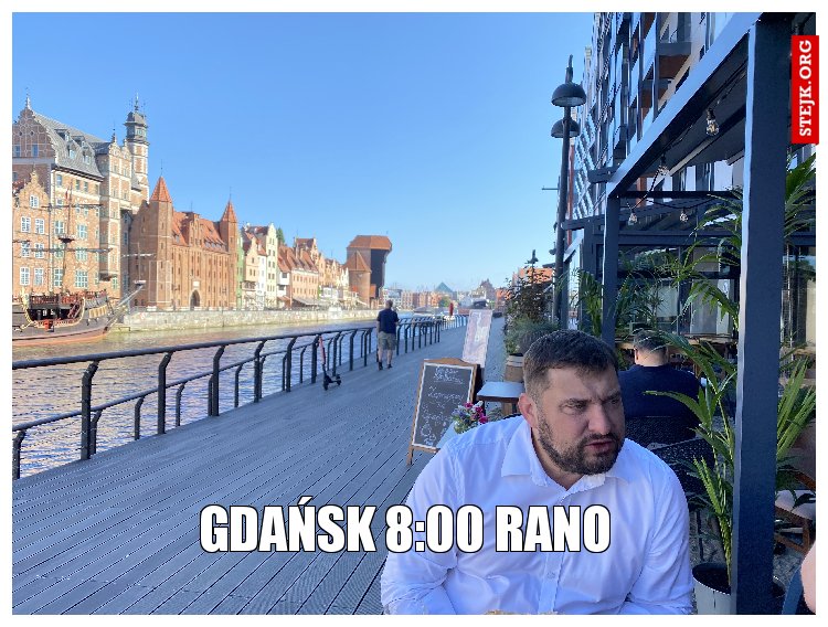 Gdańsk 8:00 rano 